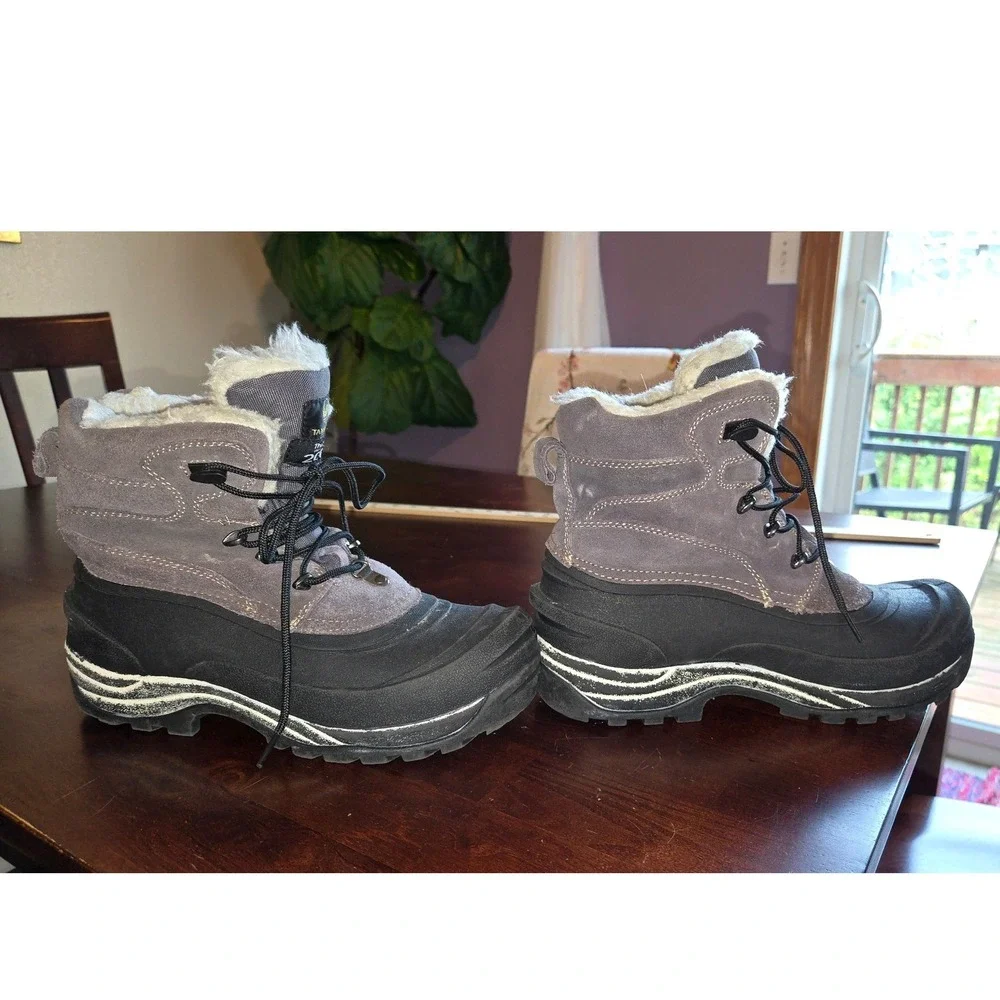 Tamarack Women size 9 Grey Black Thinsulate 200g Insulated Winter Snow  boots